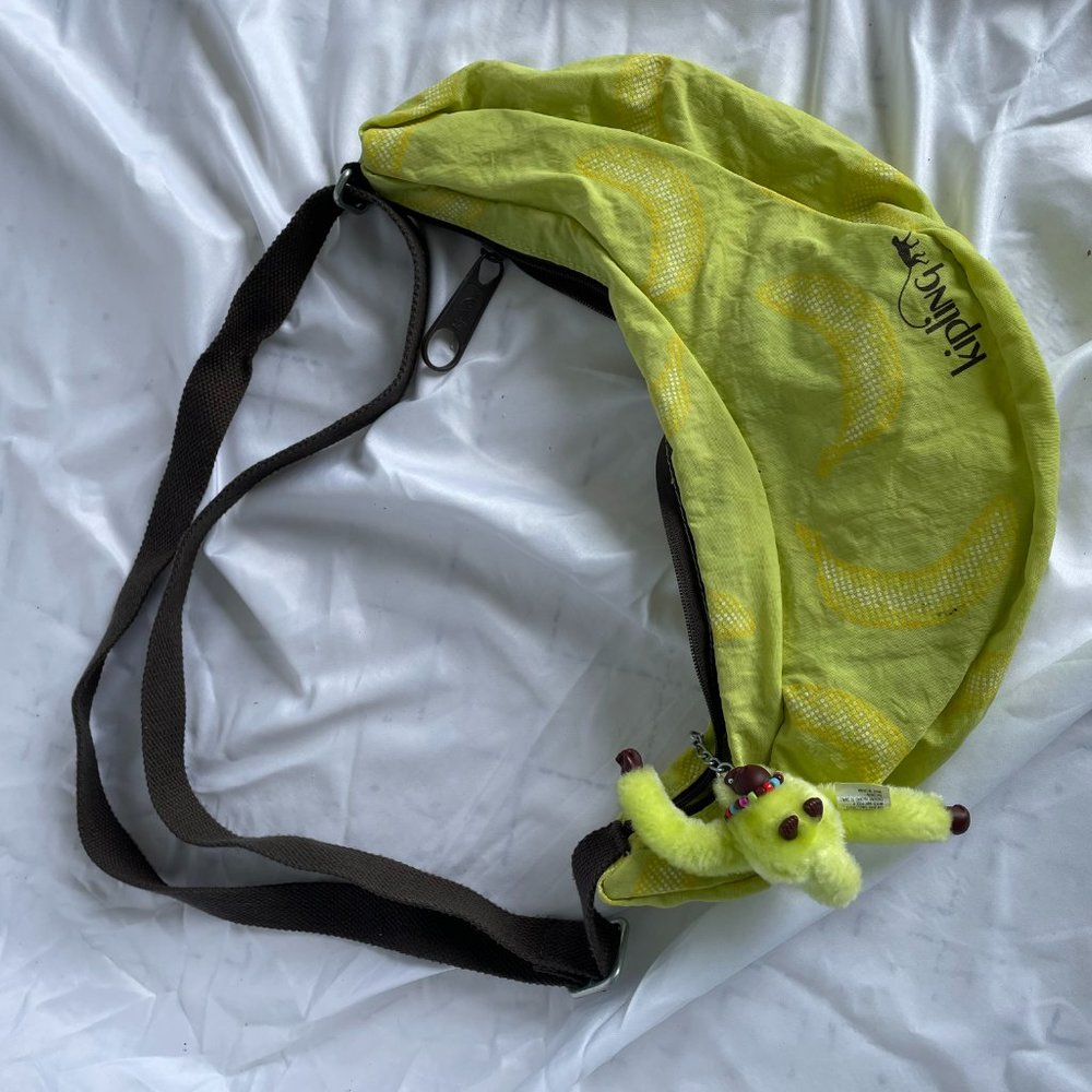 Rare Kipling Banana Belt Bag